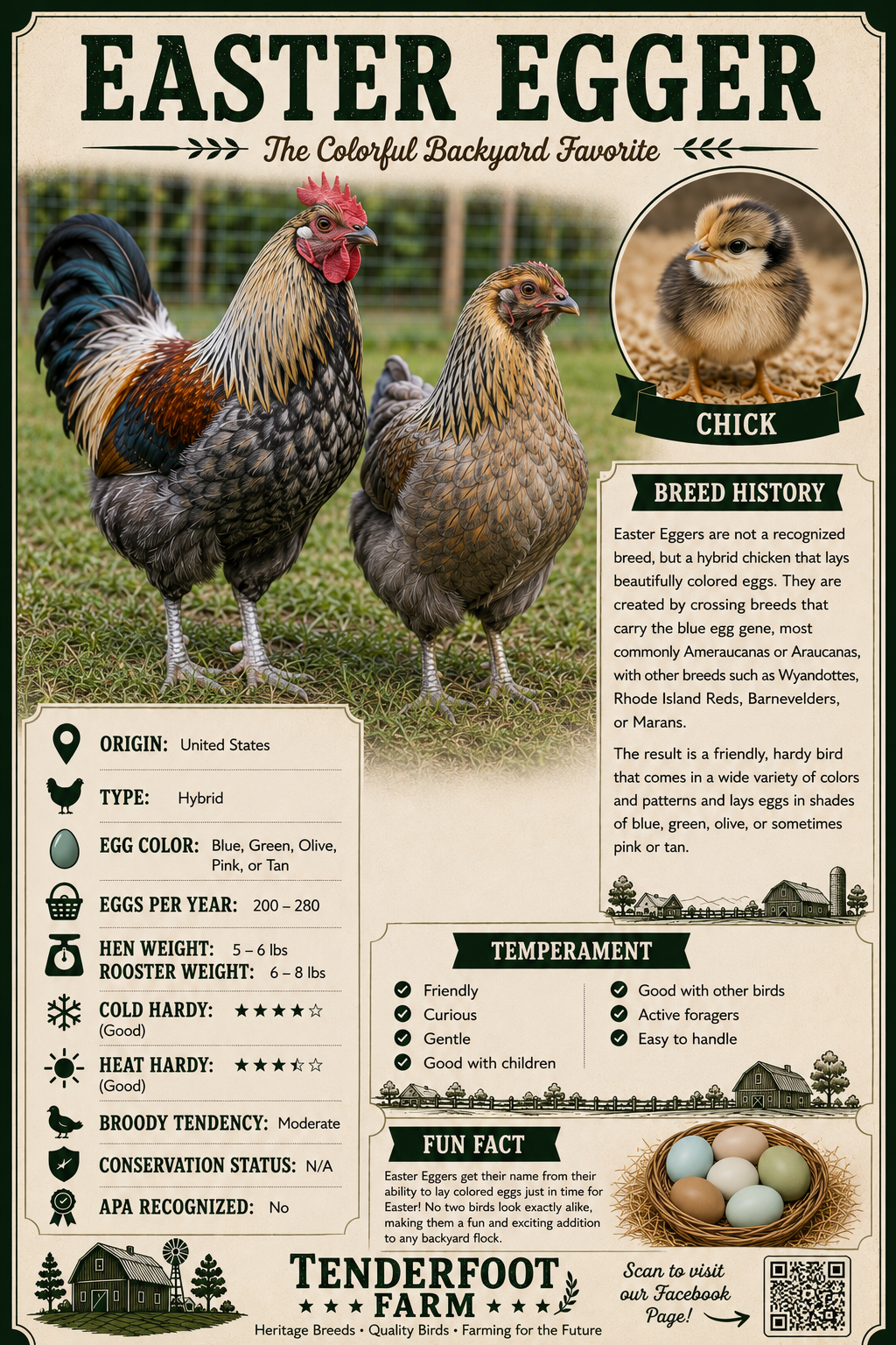 Easter Egger full bio sheet
